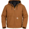 The McBee Dynasty Masha Petrova Brown Oversized Hooded Jacket