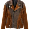 The McBee Dynasty S03 Allie Eklund Suede Fringe Jacket