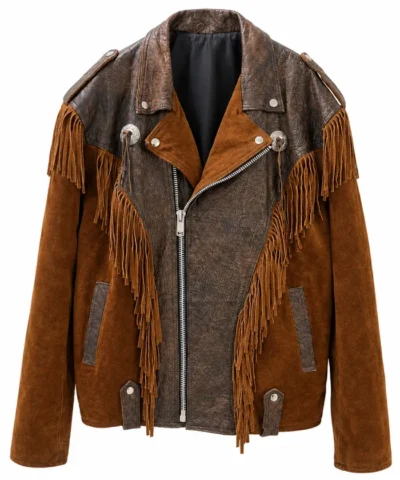 The McBee Dynasty S03 Allie Eklund Suede Fringe Jacket