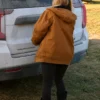 The McBee Dynasty S03 Masha Petrova Brown Hooded Jacket