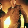 The Rocketeer Billy Campbell Brown Leather Jacket