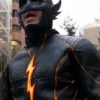 Todd Lasance The Flash Edward Clariss Rival Black Racer Leather Jacket
