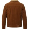 Topher Grace Buddy Premiere 2026 Brown Corduroy Jacket