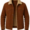 Topher Grace Buddy Premiere Sundance Film Festival Shearling Brown Jacket