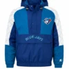 Toronto Blue Jays Body Check Half Zip Hooded Jacket