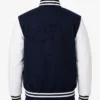 Toronto Blue Jays Logo Black and White Wool Varsity Jacket Sale