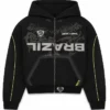 Travis Scott Cactus Jack x Nike x Brazil Black Fleece Hooded Jacket