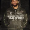 Travis Scott Cactus Jack x Nike x Brazil Black Hooded Jacket
