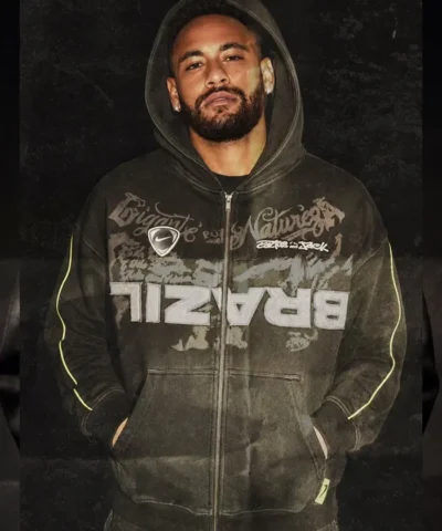 Travis Scott Cactus Jack x Nike x Brazil Black Hooded Jacket
