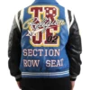 True Religion Wool with Leather Varsity Jacket