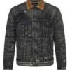 Tyler Posey Teen Wolf Season 4 Scott McCall Black Trucker Jacket