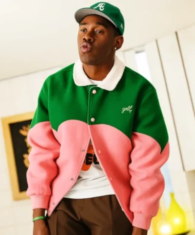 Tyler The Creator Golf Cowboy Full Snap Varsity Jacket