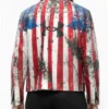 Under Armour x 424 American Flag Leather Jacket
