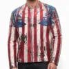 Under Armour x 424 American Flag Leather Jacket On Sale
