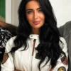 Veronika Mudra Lewis Hamilton White Leather Jacket