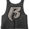 Vintage 90s Black Leather Ruff Ryders Motorcycle Vest