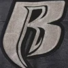 Vintage 90s Black Leather Ruff Ryders Vest