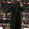WWE Monday Night RAW 2026 Seth Rollins Black Trench Coat