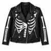 Women Skeleton Leather Cosplay Jacket