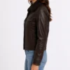 Stella G-1 Maroon Bomber Leather Jacket