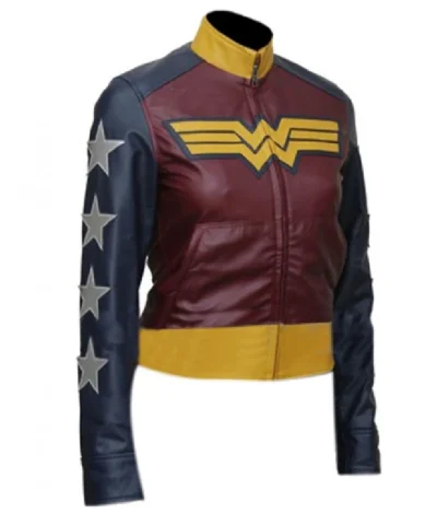 Wonder Woman Princess Diana of Themyscira Gal Gadot Leather Jacket