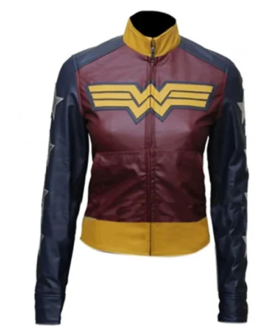 Wonder Woman Princess Diana of Themyscira Gal Gadot PU Leather Jacket