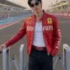 Wonho Formula 1 Grand Prix Qatar 2025 Red Ferrari Jacket