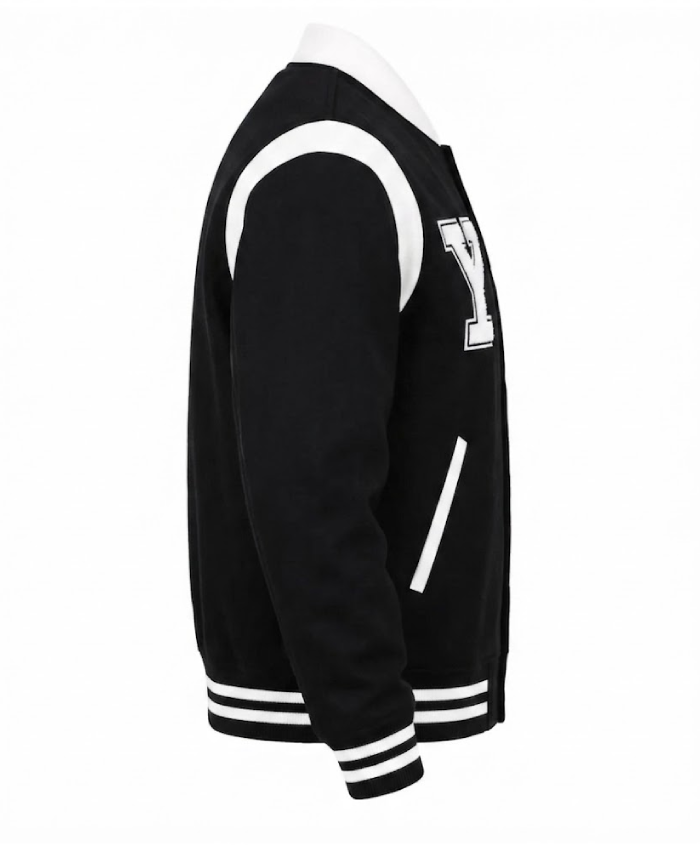 Yale University Black Varsity Jacket