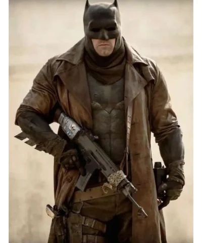Zack Snyder’s Justice League Batman Bruce Wayne Brown Long Coat